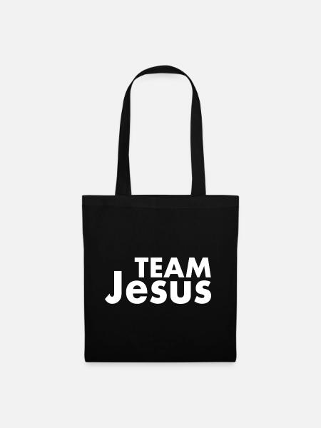 Team jesus - Stoffbeutel - Schwarz