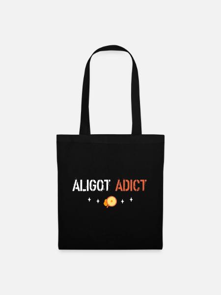 Aligot süchtig - Stoffbeutel - Schwarz
