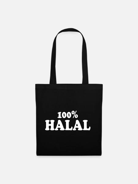 Halal - Stoffbeutel - Schwarz