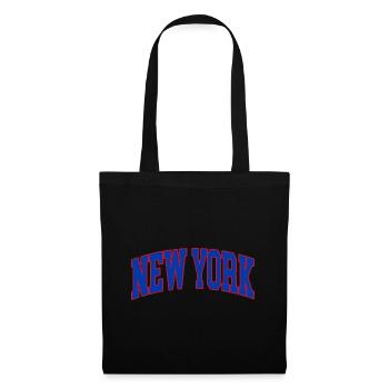 New York - Sac en tissu - noir - Devant