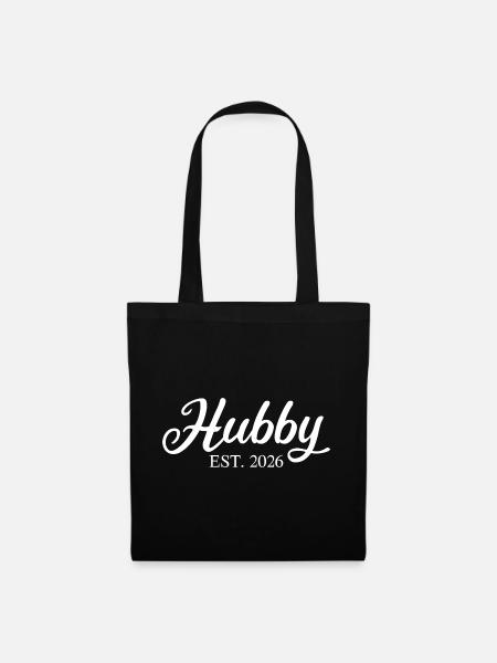 HUBBY ESt 2026 Husband - Tote Bag - black