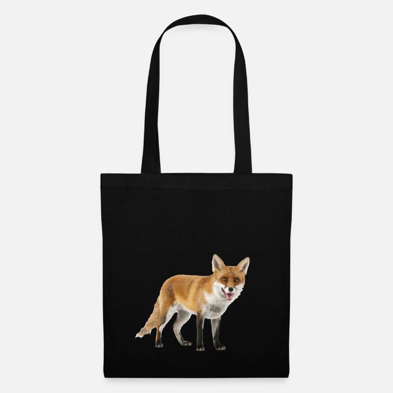 Fuchs - Stoffbeutel - Schwarz