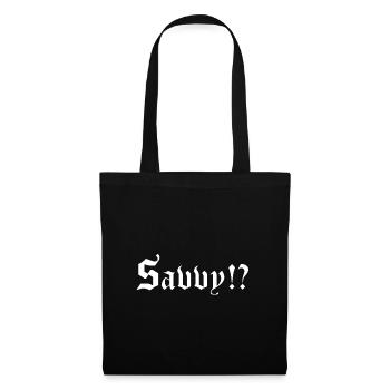 Klug - Stoffbeutel - Schwarz - Vorne