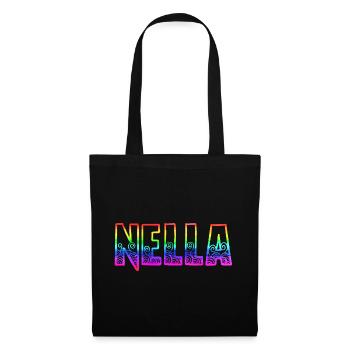nella rs arc-en-ciel - Sac en tissu - noir - Devant