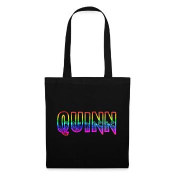 quinn rs arc-en-ciel - Sac en tissu - noir - Devant