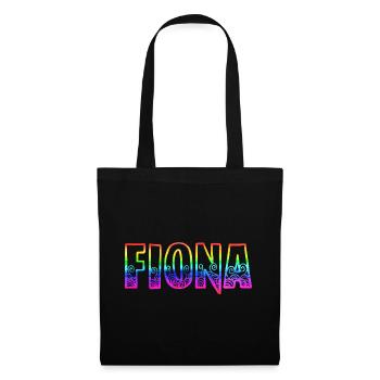 fiona rs arc-en-ciel - Sac en tissu - noir - Devant