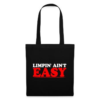 Limpin' Ain't Easy 15 - Stoffbeutel - Schwarz - Vorne