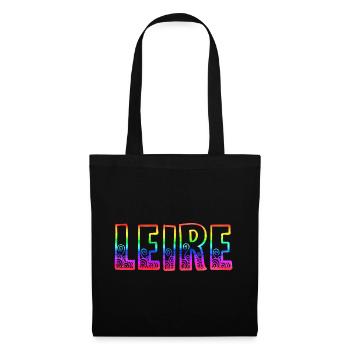 leire rs arc-en-ciel - Sac en tissu - noir - Devant