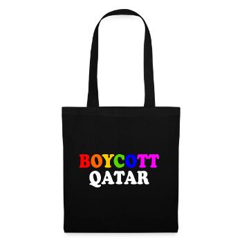 Boycott qatar - Tote Bag - black - Front