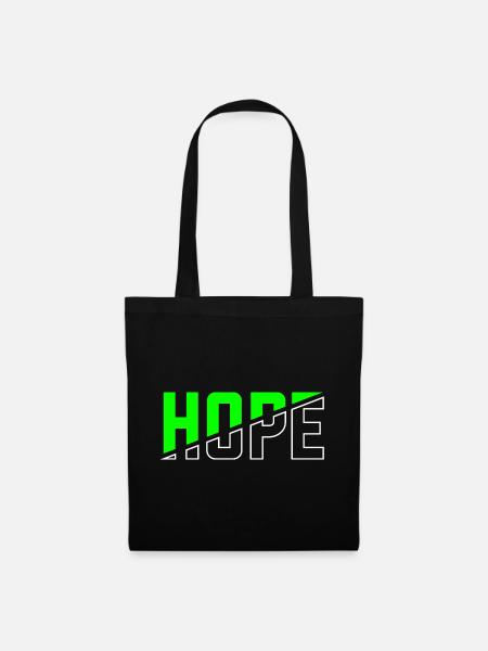 Hope - Stoffbeutel - Schwarz