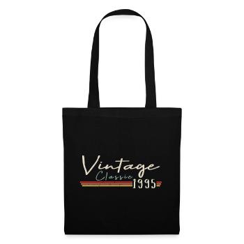 Vintage Original since 1995 Birthday Retro 1995 - Tote Bag - black - Front
