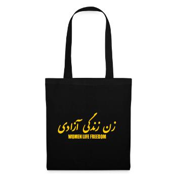 Women life freedom - Sac en tissu - noir - Devant