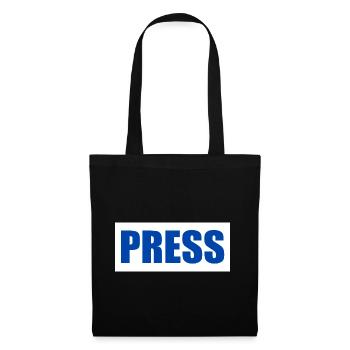 Press - Sac en tissu - noir - Devant