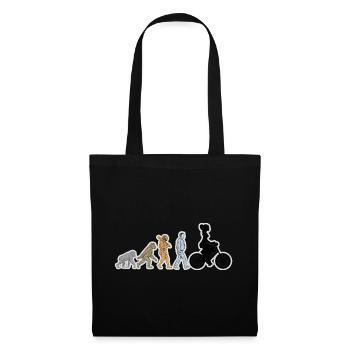 Evolution Bike Female Black Grunge - Tote Bag - black - Front