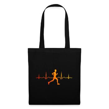 Fitness Femmes Course à pied Jogging Jogging Hommes - Sac en tissu - noir - Devant