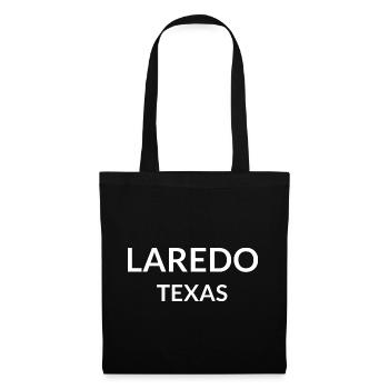 Laredo, Texas, États-Unis - Sac en tissu - noir - Devant