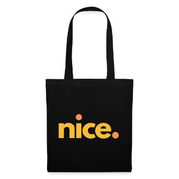nice.04 - Tote Bag - black - Front