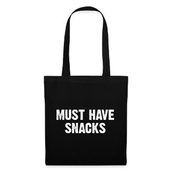 Collations incontournables - Sac en tissu - noir - Devant