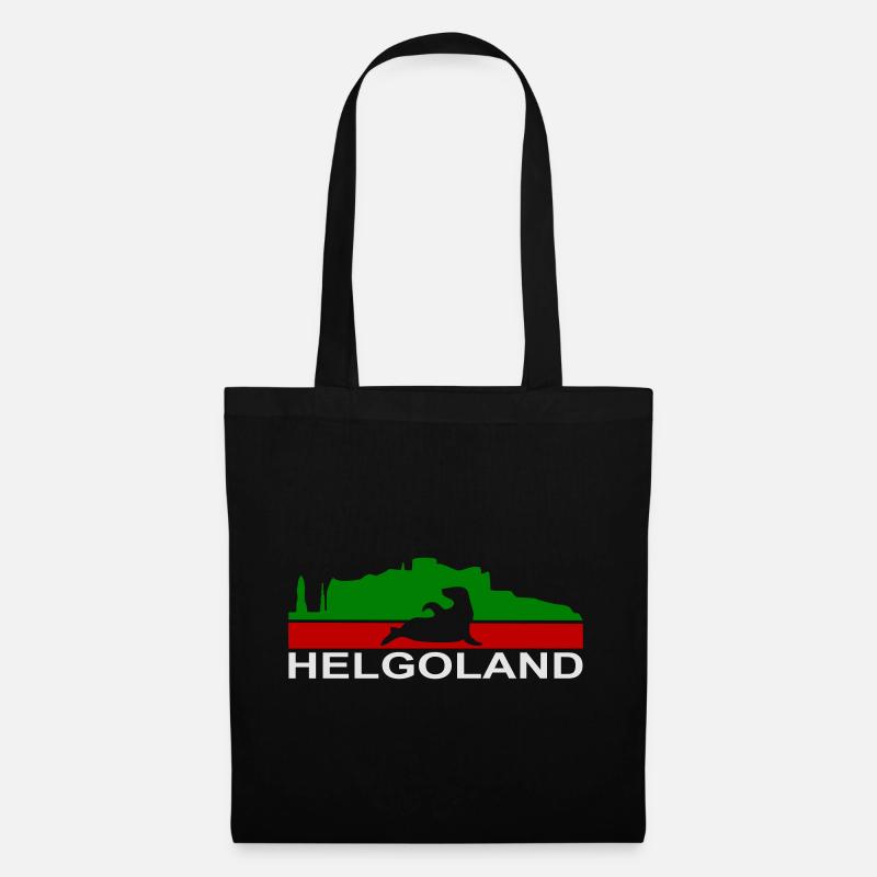Helgoland - Stoffbeutel - Schwarz
