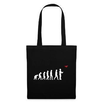 Evolution of Man Drone Pilot - Tote Bag - black - Front