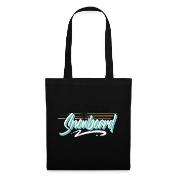 Planche à neige - Sac en tissu - noir - Devant