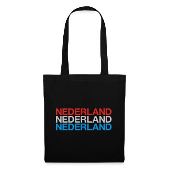 NIEDERLANDE Nederland Netherlands Holland - Tote Bag - black - Front