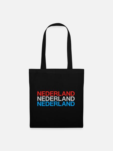 NIEDERLANDE Nederland Netherlands Holland - Stoffbeutel - Schwarz