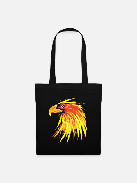 Eagle Of Fire - Brennender Adler - Stoffbeutel - Schwarz