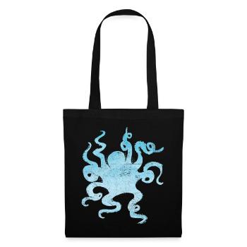 Cuttlefish Marine Biologist Zoo Vintage - Tote Bag - black - Front
