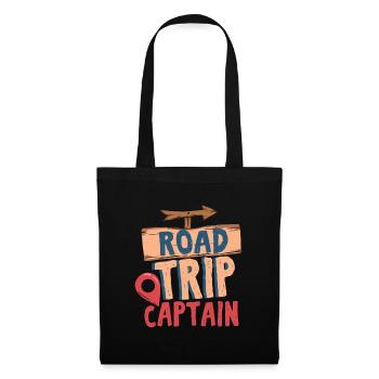 Roadtrip captain - round trip trip trip travel - Tote Bag - black - Front