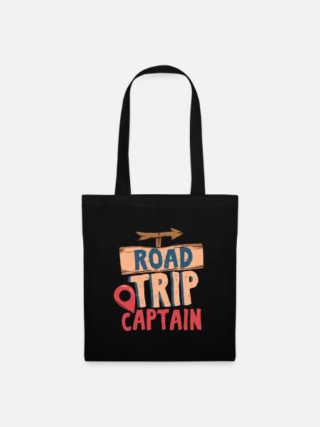 Roadtrip Captain - aller-retour voyage voyage - Sac en tissu - noir