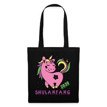 Back to school School Enrolment Girls Gift TShirt - Tote Bag - black - Front