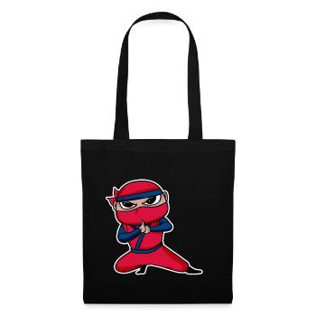 Ninja - Stoffbeutel - Schwarz - Vorne