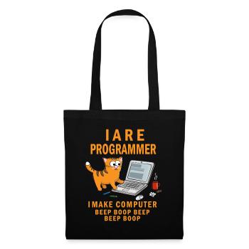 I Are Programmer I make Computer Beep Boop - Tote Bag - black - Front