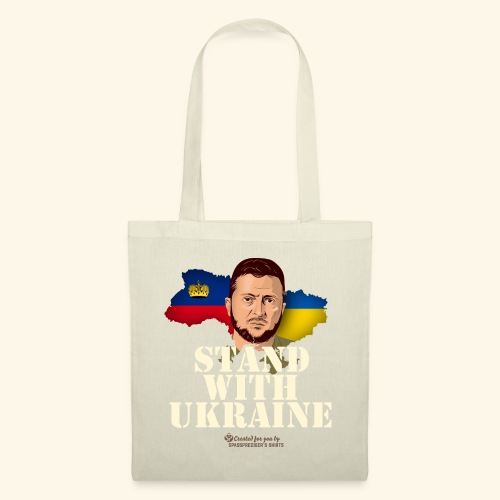 Ukraine Liechtenstein T-Shirt Design - Stoffbeutel
