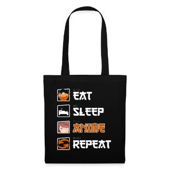 Anime & Manga - Funny Shirt - Geschenk für Fans - Stoffbeutel - Schwarz - Vorne