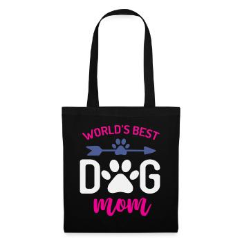 La meilleure maman de chien du monde - Sac en tissu - noir - Devant