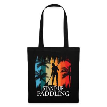 SUP Board Paddle Stand Up Paddling Shirt - Sac en tissu - noir - Devant