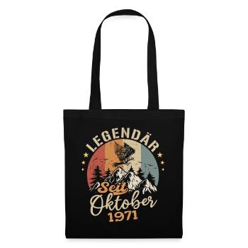 Legendär seit Oktober 1971 - 1971 - Stoffbeutel - Schwarz - Vorne
