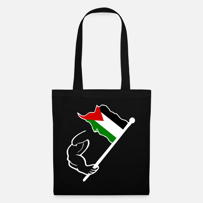 Free palestine - Stoffbeutel - Schwarz