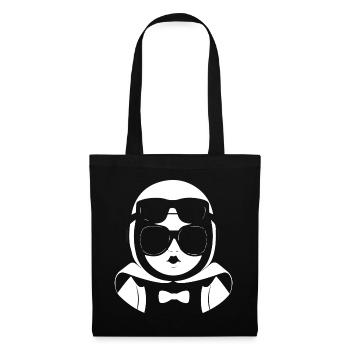 Drôle Enfant En Bas Âge Portant Des Lunettes De Soleil Cool Bébé - Sac en tissu - noir - Devant