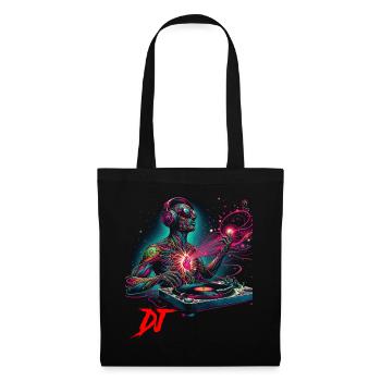 Dj - Tote Bag - black - Front