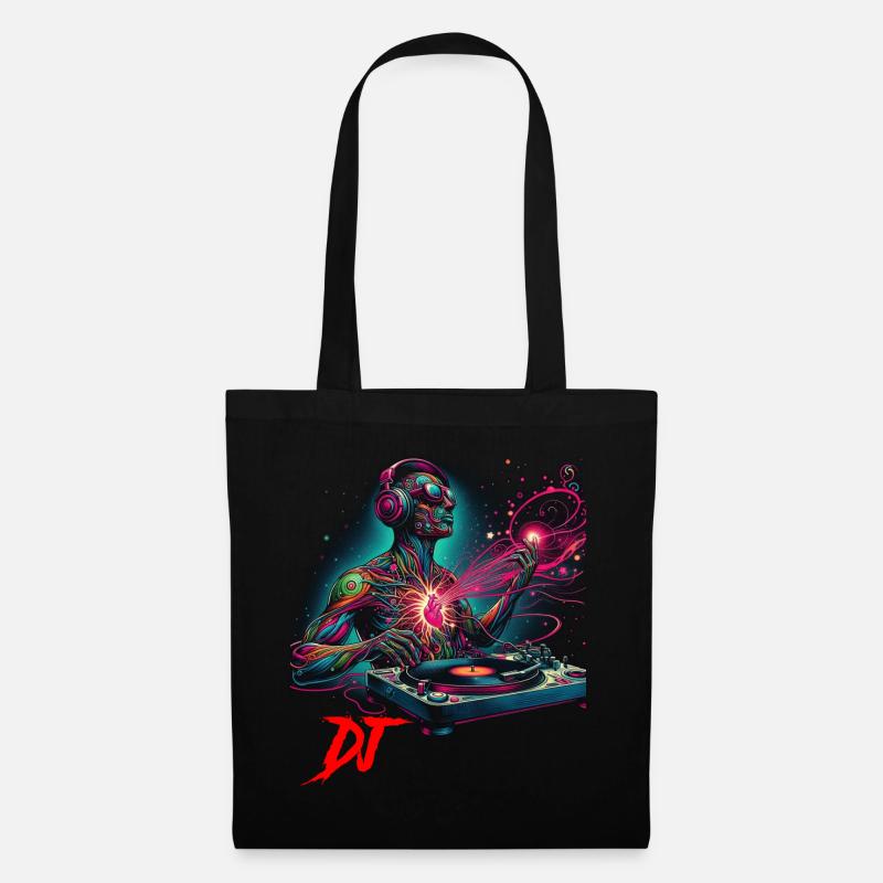 Dj - Stoffbeutel - Schwarz