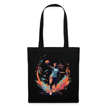 Joueur de handball streetwear Un style iconique - Sac en tissu - noir - Devant