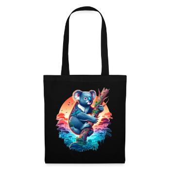 Koala - Sac en tissu - noir - Devant