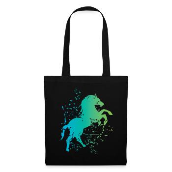 Horse illustration explosion art icon icon - Tote Bag - black - Front