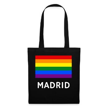 Pride Flag Madrid - Tote Bag - black - Front