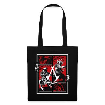 Assassin's Creed Shadows Logo Avec Naoe Et Yasuke - Sac en tissu - noir - Devant