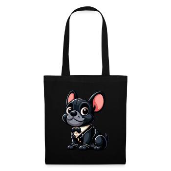 French Bulldog 5 - Tote Bag - black - Front
