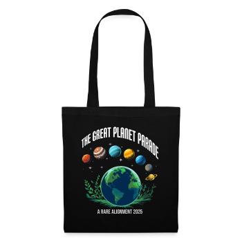 La Grande Parade des Planètes 2025 - Sac en tissu - noir - Devant